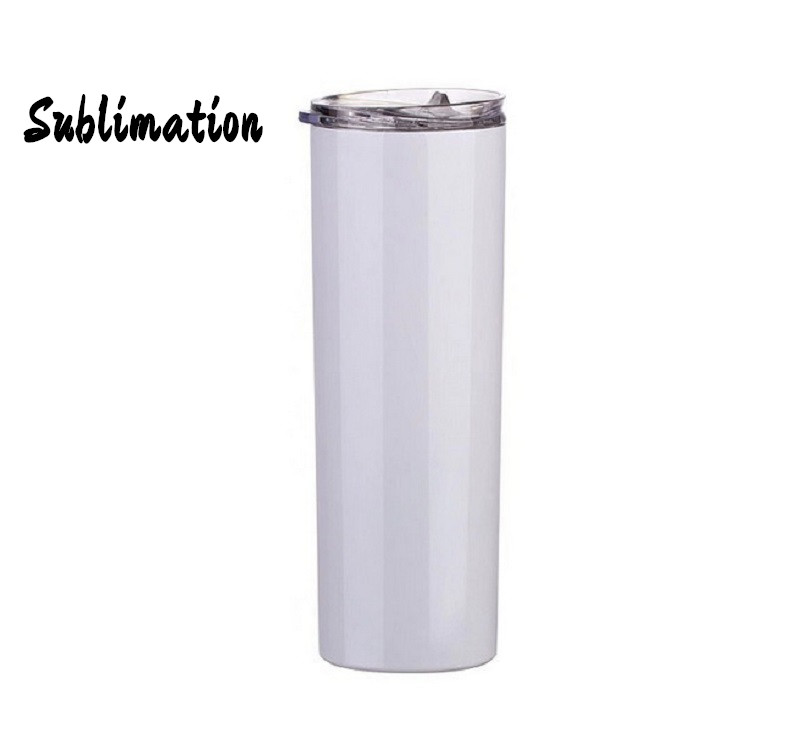 Sublimation 20oz Skinny Tumbler Heat Transfer Printing Cup Stainless Steel Coffee Mug Double Layer Insualte Drinking Straight Flask Lid DIY, White
Sublimation 20oz Skinny Tumbler Heat Transfer Printing Cup Stainless Steel Coffee Mug Double Layer Insualte Drinking Straight Flask Lid DIY, White