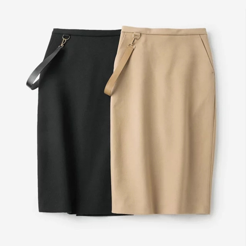 Autumn Winter Women' Skirt Solid Color Zipper Casual Lady Skirts with Pockets
Autumn Winter Women' Skirt Solid Color Zipper Casual Lady Skirts with Pockets