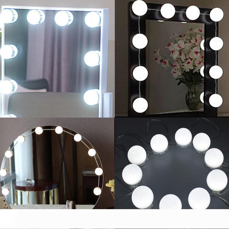 LED Vanity Mirror Lights Kit with Dimmable Light Bulbs, Lighting Fixture Strip for Makeup Vanity Table Set
LED Vanity Mirror Lights Kit with Dimmable Light Bulbs, Lighting Fixture Strip for Makeup Vanity Table Set