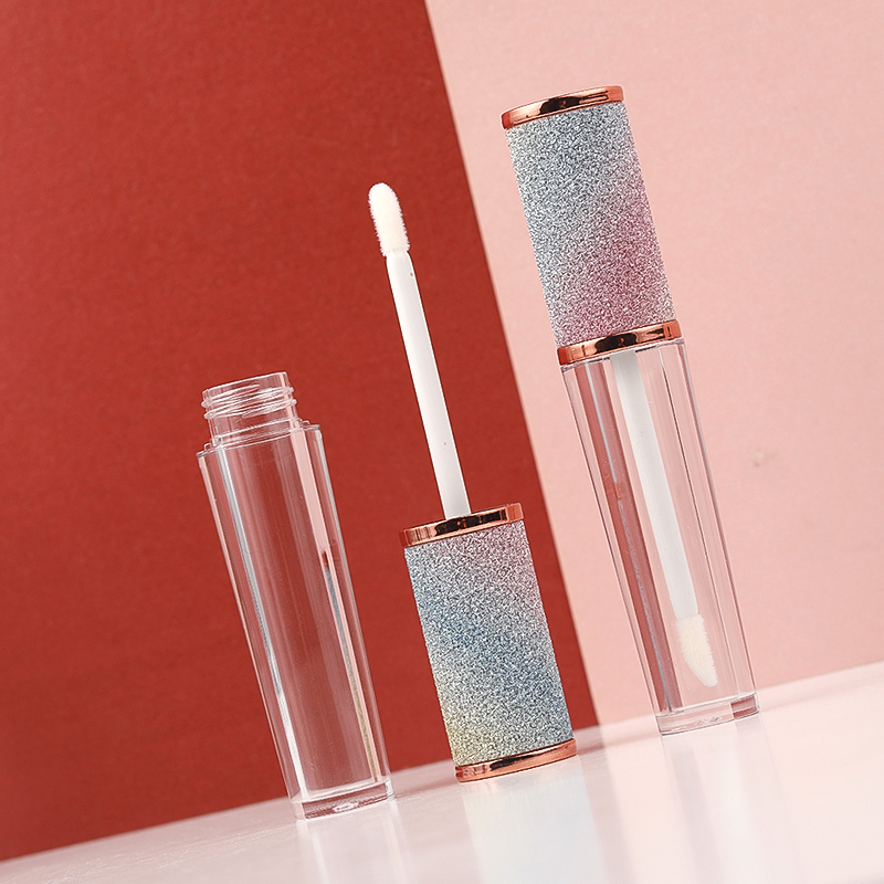 1PC 6ML Colorful Rainbow Empty Lipgloss Tubes Plastic Lip Bottle Lipstick Mini Sample Cosmetic Container Beauty Tools
