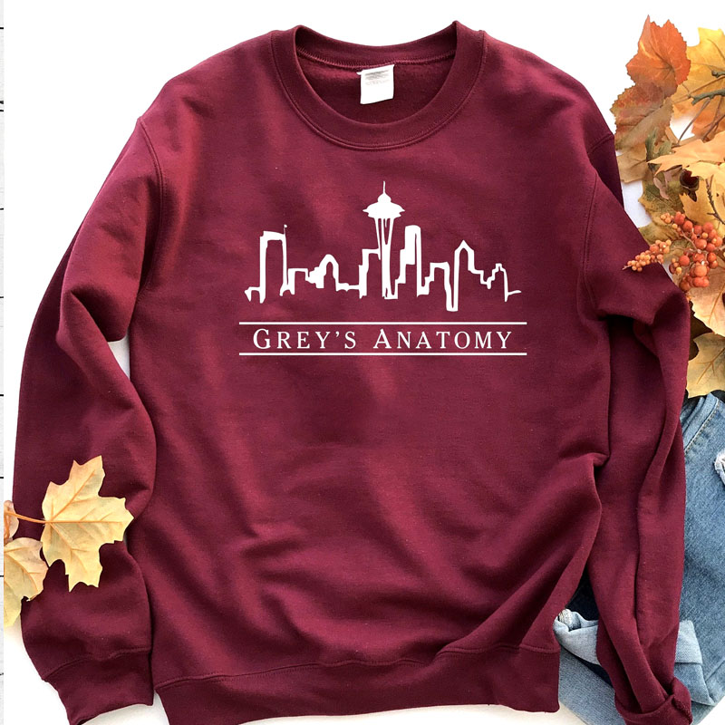 Grey' Anatomy Sweatshirt Women Fashion Streetwear Save Lives Slogan Pullover Girl Funny TV Shows Aesthetic Jumpers Dropshipping, Black
Grey' Anatomy Sweatshirt Women Fashion Streetwear Save Lives Slogan Pullover Girl Funny TV Shows Aesthetic Jumpers Dropshipping, Black