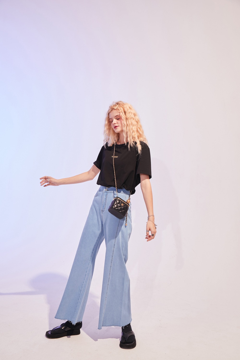 Blue Solid High Waist Washed Casual Denim Jeans Woman 2020 Summer Pure Minimalist Korean Ladies Daily Wide Leg Trousers
Blue Solid High Waist Washed Casual Denim Jeans Woman 2020 Summer Pure Minimalist Korean Ladies Daily Wide Leg Trousers