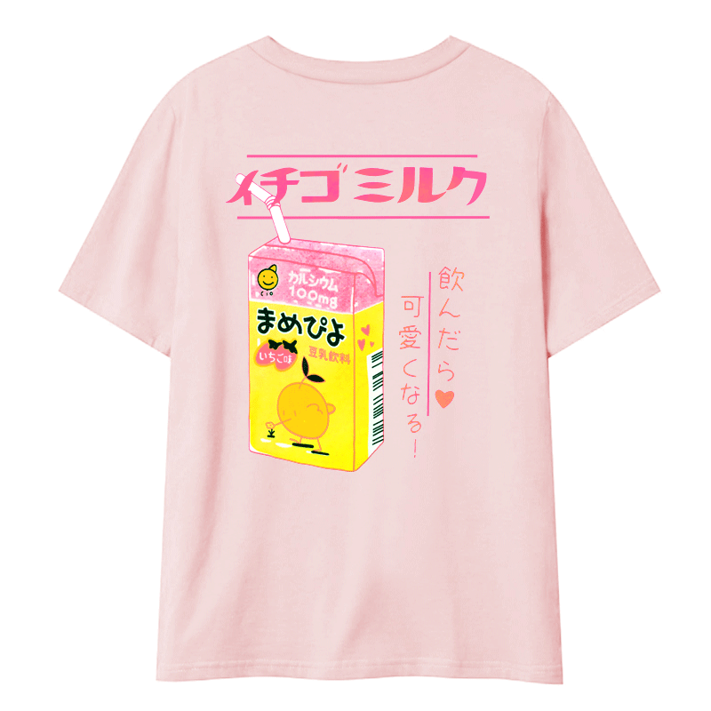 Kawaii Fruit Juice Cotton T-shirt Women Tops Harajuku Japanese Fashion Tee Top 2020 Hot Summer Girls T-shirts, Khaki
Kawaii Fruit Juice Cotton T-shirt Women Tops Harajuku Japanese Fashion Tee Top 2020 Hot Summer Girls T-shirts, Khaki