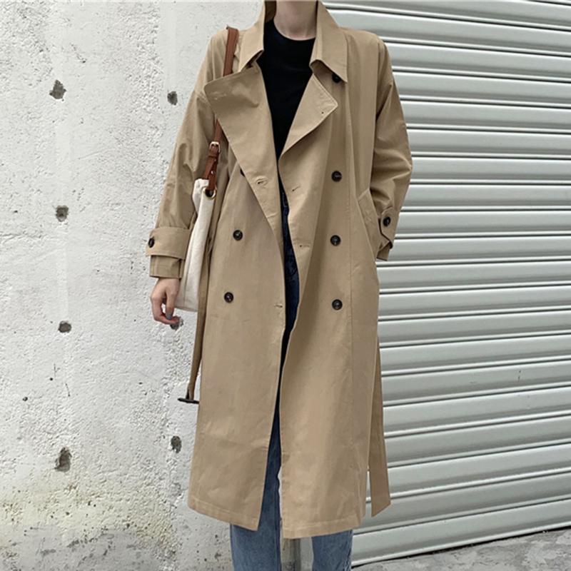 Windbreaker Autumn Korean Trench Coat Women Over The Knee Mid-Length Long Double Breasted Long Sleeves Female Maxi Coats 2020, Black
Windbreaker Autumn Korean Trench Coat Women Over The Knee Mid-Length Long Double Breasted Long Sleeves Female Maxi Coats 2020, Black