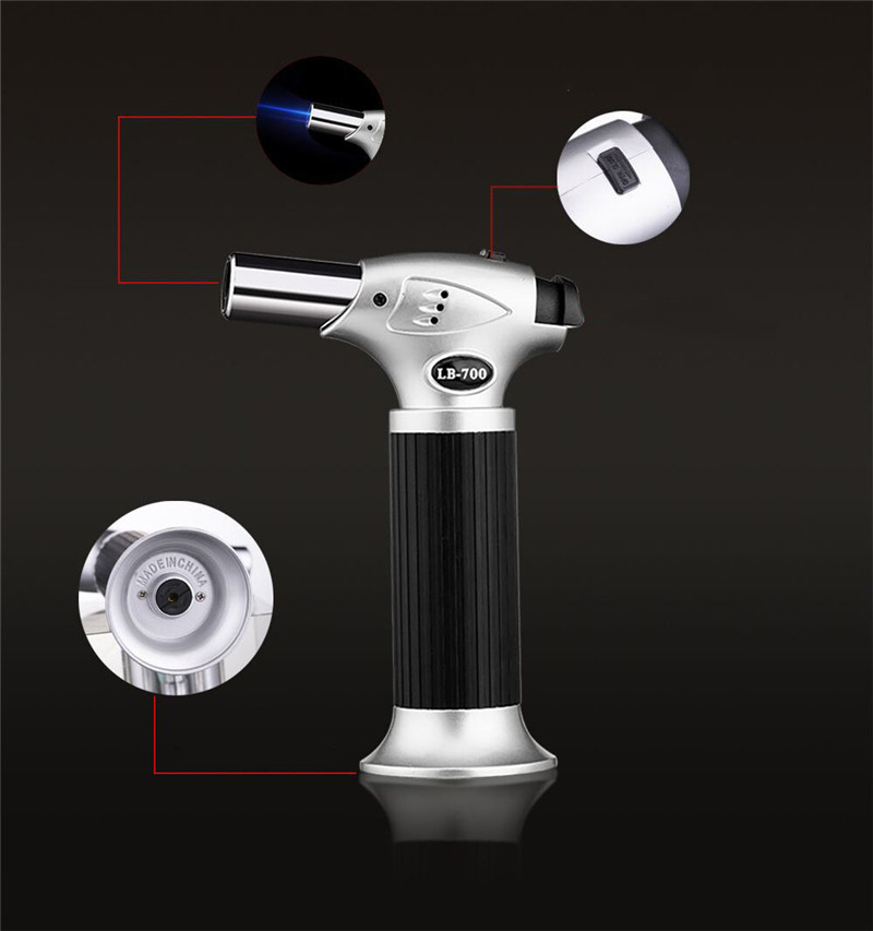 1300C Scorch jet flame torch lighter kitchen torches Giant Heavy Duty Butane Refillable Micro Culinary Torches dhl free W260202