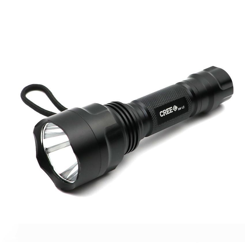 CREE XM-L2 C8 LED Flashlight Night Hiking Camping Fishing Waterproof flash light L2 Hunting Torch lamp lampe de torche