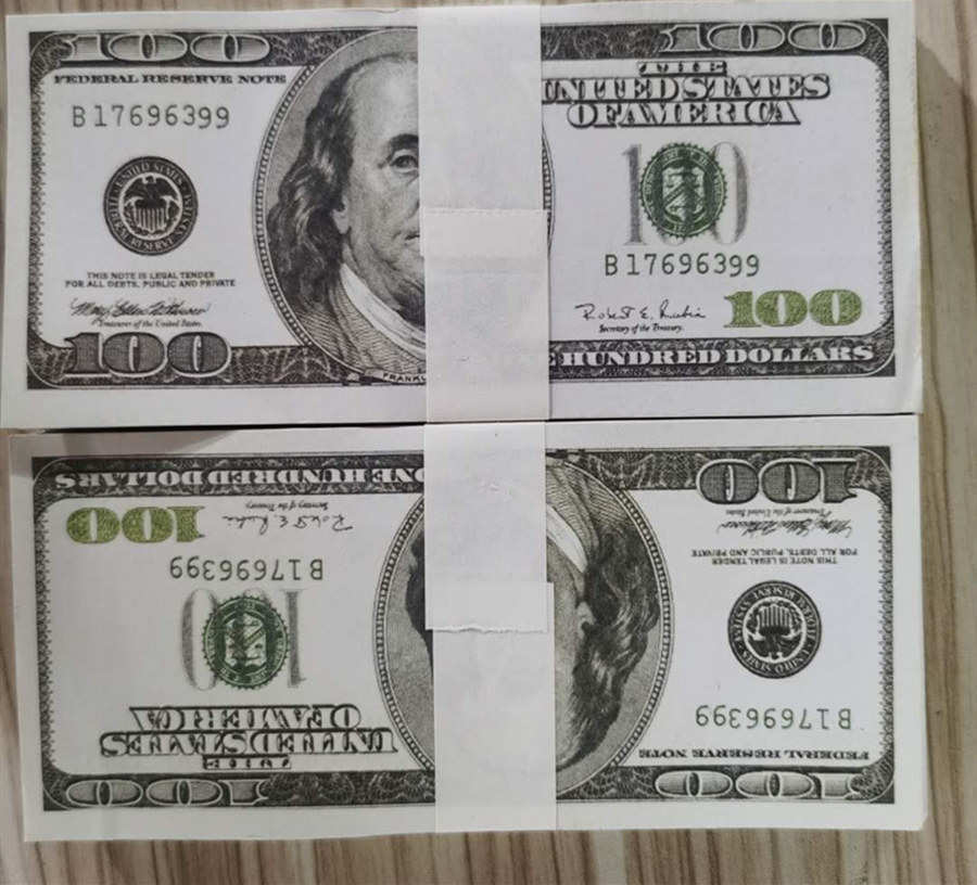 100 Dallors Bar Props Currency Film Prop Fake Money Hot Sales Product Collecting Festive & Party Supplies Joke Gifts 001
100 Dallors Bar Props Currency Film Prop Fake Money Hot Sales Product Collecting Festive & Party Supplies Joke Gifts 001