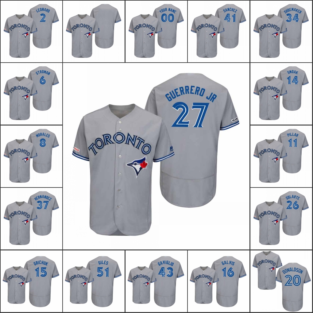 Toronto Blue Jays Men #6 Marcus Stroman 27 Vladimir Guerrero Jr. 11 Kevin Pillar Women Youth Authentic Flex Base Custom Jersey, 12
Toronto Blue Jays Men #6 Marcus Stroman 27 Vladimir Guerrero Jr. 11 Kevin Pillar Women Youth Authentic Flex Base Custom Jersey, 12