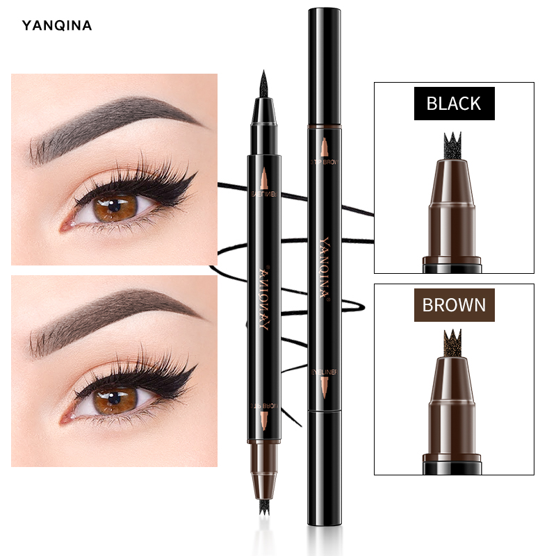 New Professional Double Headed Eyebrow Pencil Black Brown Waterproof Natural Long Lasting Not Blooming Makeup Beauty Tool
New Professional Double Headed Eyebrow Pencil Black Brown Waterproof Natural Long Lasting Not Blooming Makeup Beauty Tool
