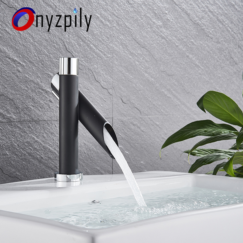 Onyzpily Chrome with black Polished Deck Mount Bathroom Sink Faucet Set Basin Mixer Tap Single Hole Single Handle Modern
Onyzpily Chrome with black Polished Deck Mount Bathroom Sink Faucet Set Basin Mixer Tap Single Hole Single Handle Modern