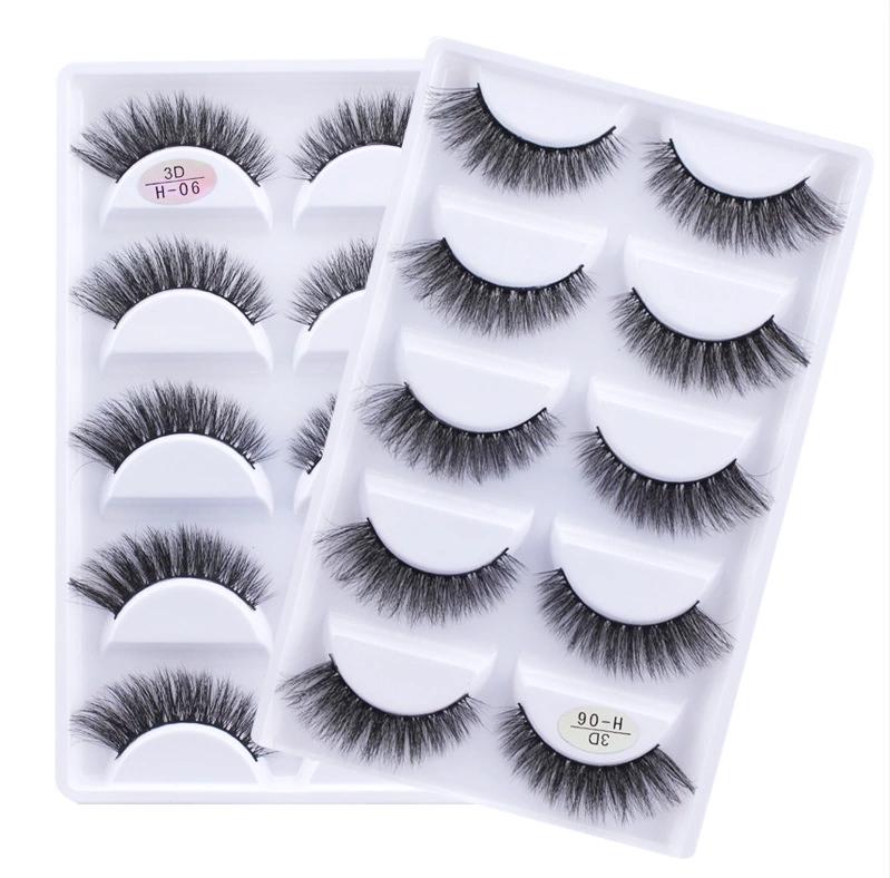 5 Pairs 3D Mink Hair Natural Cross False Eyelashes Long Messy Makeup Fake Eye Lashes Extension Make Up Beauty Tools maquiagem
5 Pairs 3D Mink Hair Natural Cross False Eyelashes Long Messy Makeup Fake Eye Lashes Extension Make Up Beauty Tools maquiagem