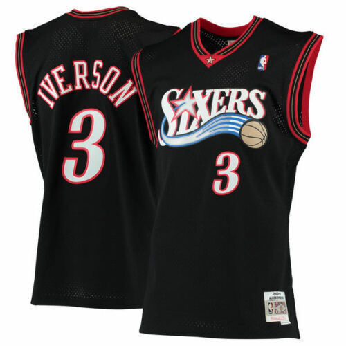 Cheap PHI Allen Iverson Mitchell Ness Hardwood Classic Jersey Large Top Basketball jerseys, Gray
Cheap PHI Allen Iverson Mitchell Ness Hardwood Classic Jersey Large Top Basketball jerseys, Gray