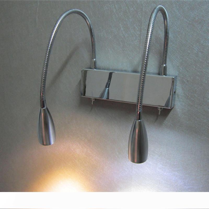 Topoch Wall Lamp Light Dual Swing Arm 2x3Watt LEDs Working Independently by Twin Switches Lighting Angles Adjustable Narrow Beam AC100-240V
Topoch Wall Lamp Light Dual Swing Arm 2x3Watt LEDs Working Independently by Twin Switches Lighting Angles Adjustable Narrow Beam AC100-240V