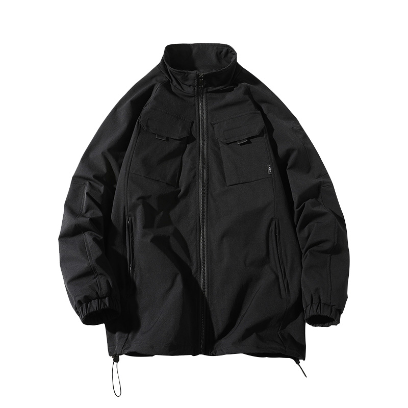 Men Jacket Outerwear Solid Male Clothing 2020 Autumn Hip Hop Streetwear Windbreaker Mens Bomber jackets Dropshipping, Black
Men Jacket Outerwear Solid Male Clothing 2020 Autumn Hip Hop Streetwear Windbreaker Mens Bomber jackets Dropshipping, Black