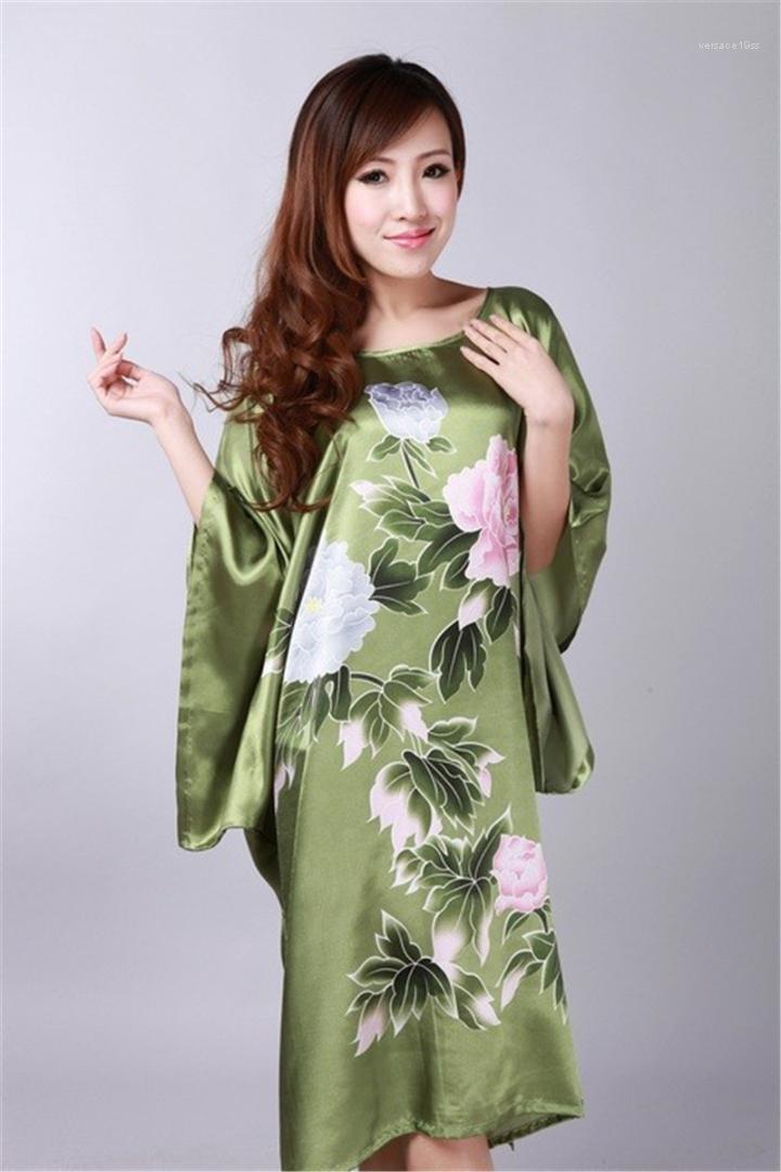 Womens Fashion O Neck Sleepshirts Womens Summer Cool Flora Sleepwear Traditional Chinese Women Silk Rayon Robe, Purple
Womens Fashion O Neck Sleepshirts Womens Summer Cool Flora Sleepwear Traditional Chinese Women Silk Rayon Robe, Purple
