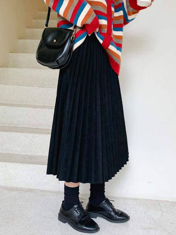 2020 Spring Women Elegant Pleated Skirt High Waist Women Black Long Skirt Female Ladies High Quality Midi Black Saia, Beige
2020 Spring Women Elegant Pleated Skirt High Waist Women Black Long Skirt Female Ladies High Quality Midi Black Saia, Beige