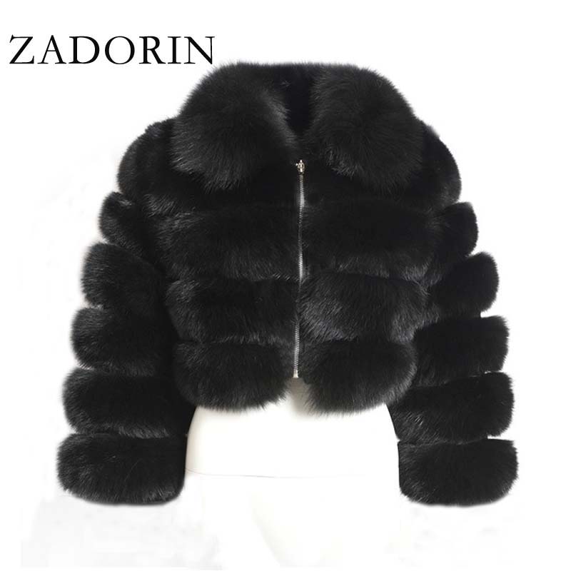 ZADORIN 2020 Fashion Cropped Fur Top Women FAUX Fur Coat Plus Size Turn Down Collar Winter Coat Women Fluffy Jacket, Black
ZADORIN 2020 Fashion Cropped Fur Top Women FAUX Fur Coat Plus Size Turn Down Collar Winter Coat Women Fluffy Jacket, Black