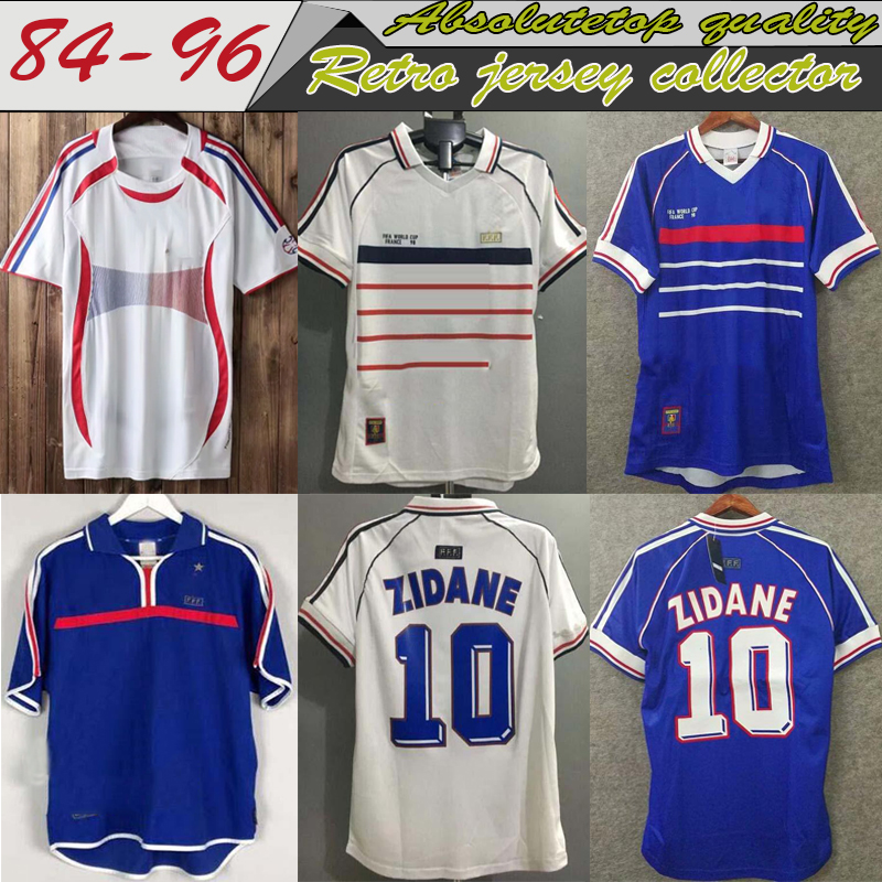 Top quality 2002 1996 2000 1998 France Retro camiseta de fútbol jersey 2004 Trézéguet ZIDANE HENRY maillot de foot Ribery DJORKAEFF shirt, Qq
Top quality 2002 1996 2000 1998 France Retro camiseta de fútbol jersey 2004 Trézéguet ZIDANE HENRY maillot de foot Ribery DJORKAEFF shirt, Qq