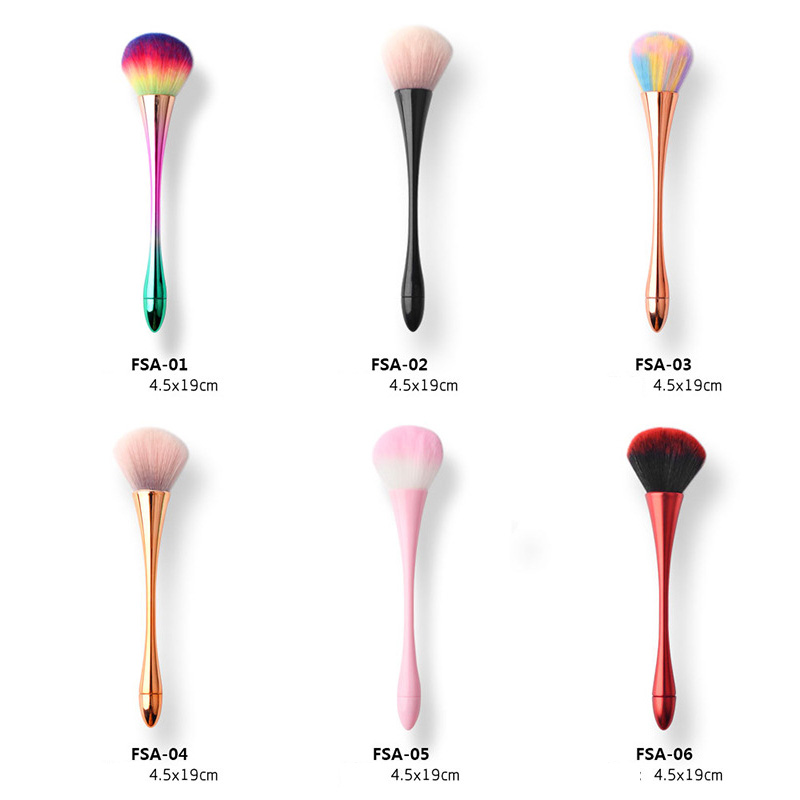Nail Art Brush Soft Dust Brush UV Gel Nail Polish Nylon Brush For Manicure Professional Nail DIY Design Tools