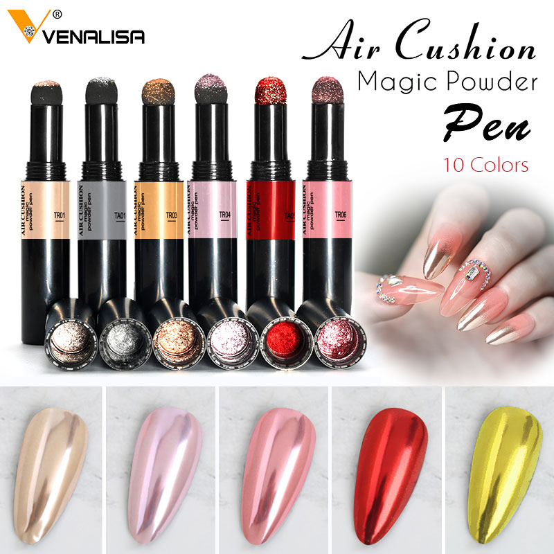Magic Powder Pen Air Cushion nail art Laqcuer Mirror Effect Nail glitter Fast Design manicure Makeup Holographic chrome, Ta01
Magic Powder Pen Air Cushion nail art Laqcuer Mirror Effect Nail glitter Fast Design manicure Makeup Holographic chrome, Ta01