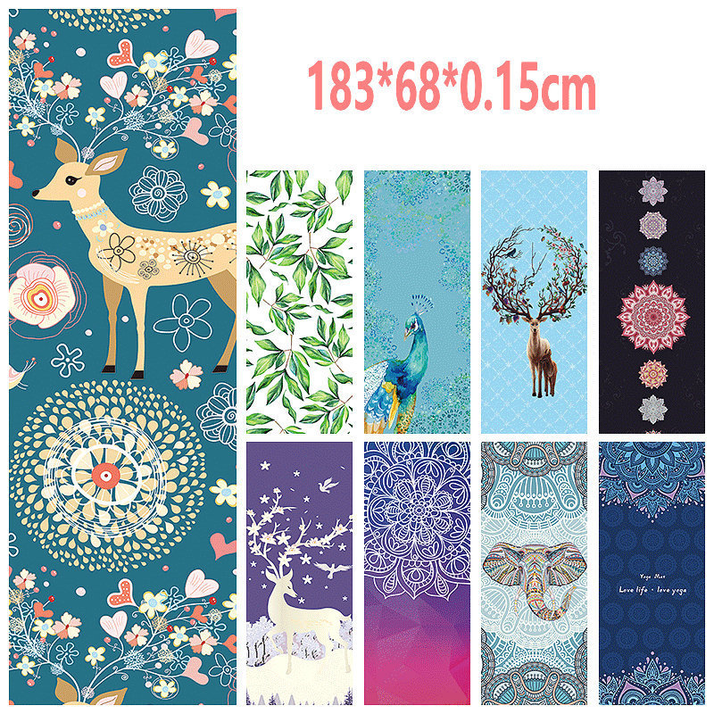 Natural rubber suede printed yoga mat folding portable non slip Yoga towel women fitness mat dropshipping, Red
Natural rubber suede printed yoga mat folding portable non slip Yoga towel women fitness mat dropshipping, Red