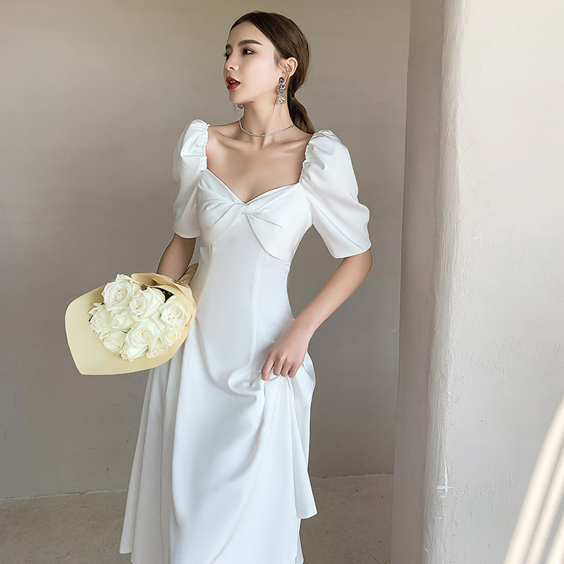 Women Elegant French Romance Satin Dress Ladies Evening Party Bodycon Dresses Birthday Slim Summer Womens Qipao De Festa
Women Elegant French Romance Satin Dress Ladies Evening Party Bodycon Dresses Birthday Slim Summer Womens Qipao De Festa