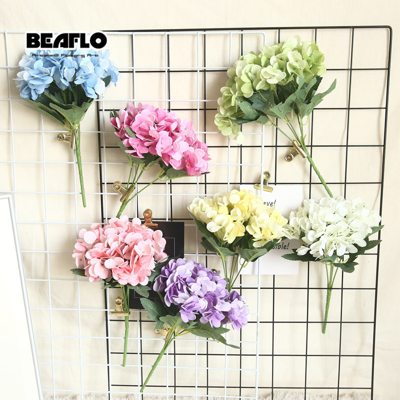 1 Bunch Fresh Artificial Hydrangea Flower Romantic DIY Fake Flowers Silk floral for Wedding Party Home Garden Decoration, Blue
1 Bunch Fresh Artificial Hydrangea Flower Romantic DIY Fake Flowers Silk floral for Wedding Party Home Garden Decoration, Blue