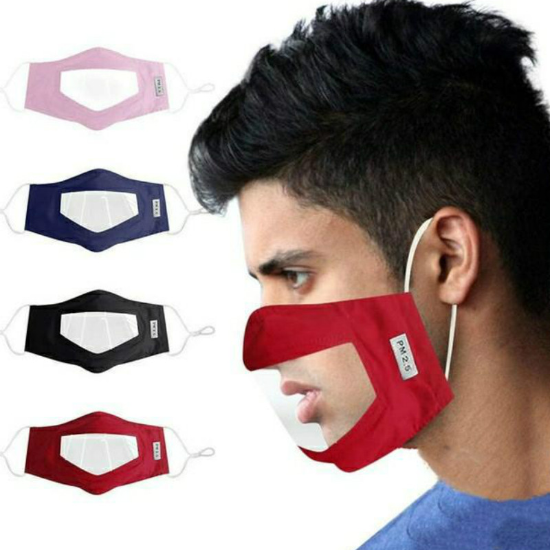 Transparent Face Mask Lip Language Camouflage Anti Dust Fog Masks Deaf Reading Mouth Clear Window Cover Adjustable Washable Reusable DA618
Transparent Face Mask Lip Language Camouflage Anti Dust Fog Masks Deaf Reading Mouth Clear Window Cover Adjustable Washable Reusable DA618