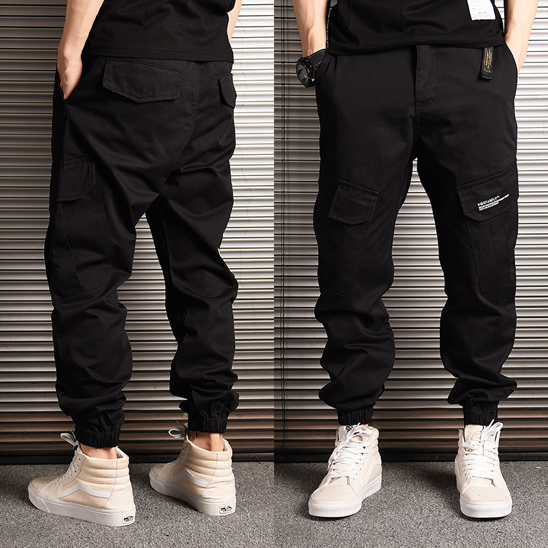 Men's Streetwear Camouflage Cargo Pants: Loose Fit, Casual Joggers, Big Pockets B1