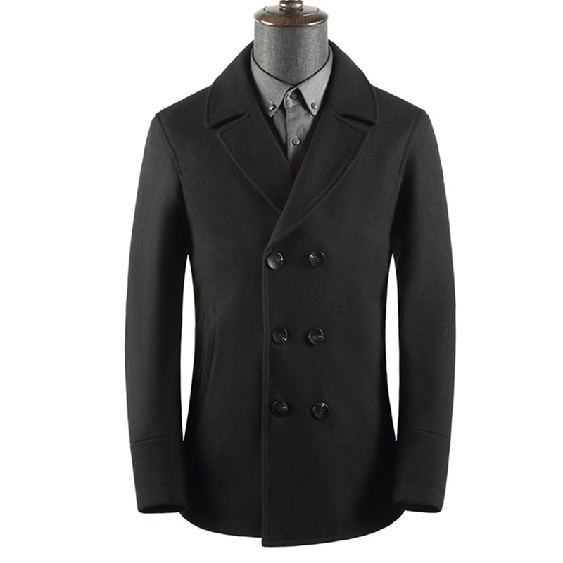 Classic Style Men's Double Breasted Wool Coat 2020 Autumn Winter New Fashion Business Jacket Casual Overcoat Male Brand, Black
Classic Style Men's Double Breasted Wool Coat 2020 Autumn Winter New Fashion Business Jacket Casual Overcoat Male Brand, Black
