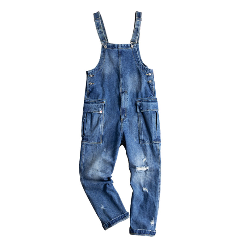 KIOVNO Men Cargo Casual Bib Overalls Multi Pockets Streetwear Jumpsuits For Male Suspender Pants Size -2XL, Blue
KIOVNO Men Cargo Casual Bib Overalls Multi Pockets Streetwear Jumpsuits For Male Suspender Pants Size -2XL, Blue