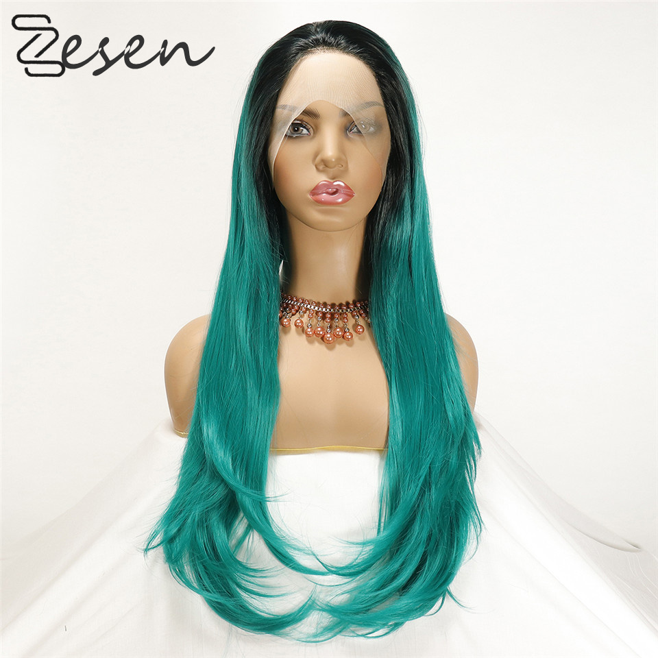ZESEN 13x6 1bt/green Synthetic Lace Front Wig Glueless Heat Resistant Fiber Hair Free Part Wigs for Women With Baby Hair
ZESEN 13x6 1bt/green Synthetic Lace Front Wig Glueless Heat Resistant Fiber Hair Free Part Wigs for Women With Baby Hair