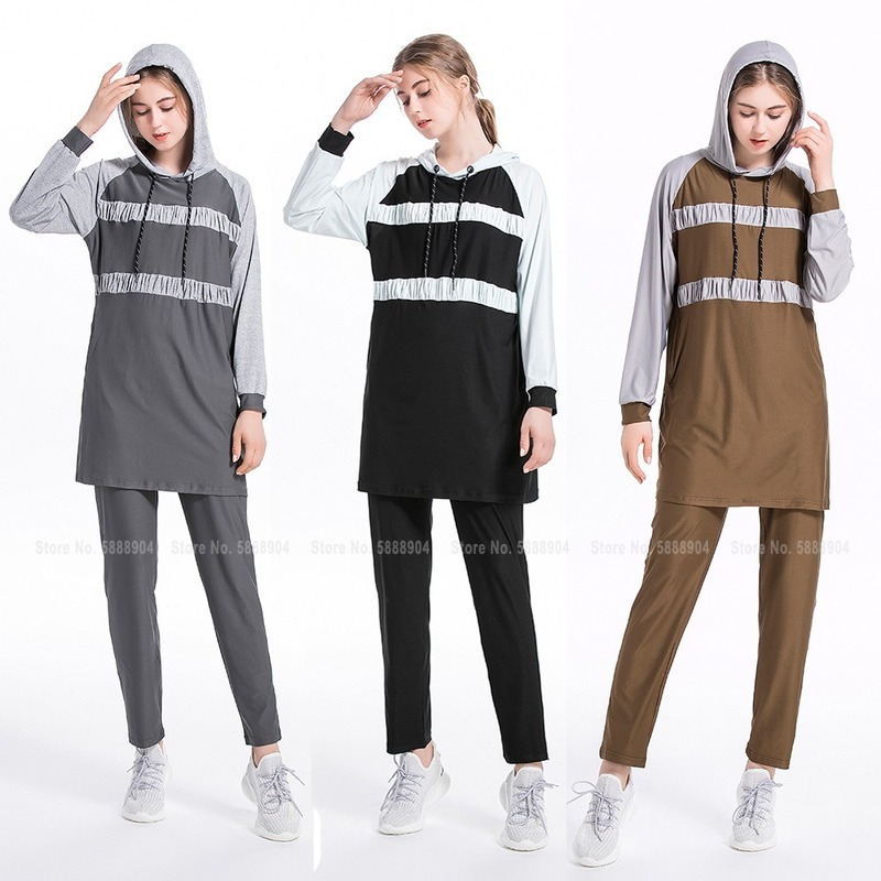 2pcs Muslim Dress Islamic Clothing Hoodies Tops Jogging Pants Trousers Women Kaftan Turkey Saudi Arabia Dubai Robe Sportswear
2pcs Muslim Dress Islamic Clothing Hoodies Tops Jogging Pants Trousers Women Kaftan Turkey Saudi Arabia Dubai Robe Sportswear