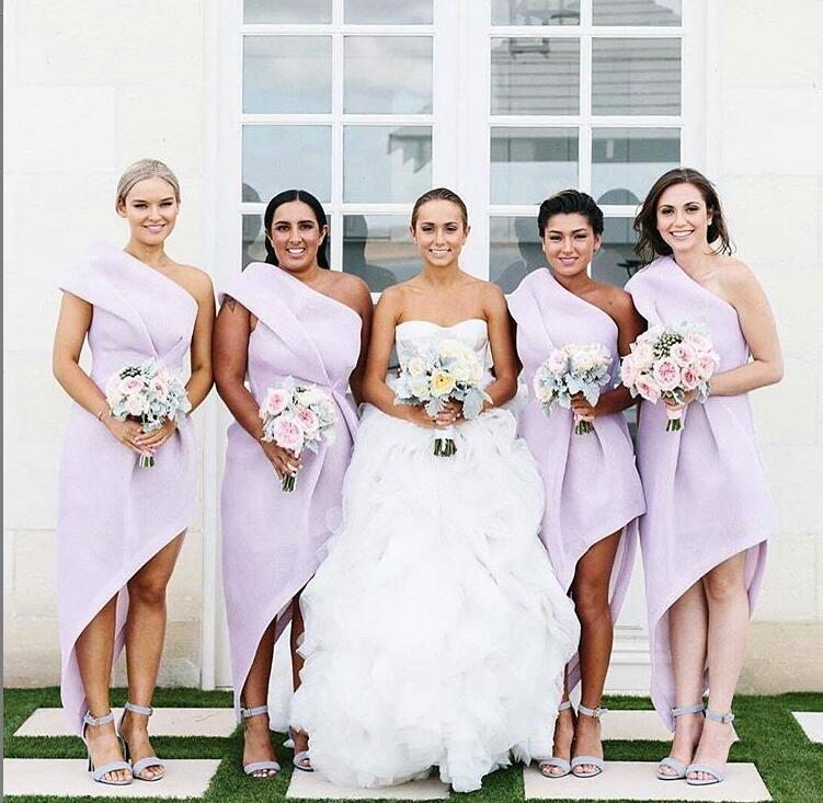 Lilac Short Bridesm… - image