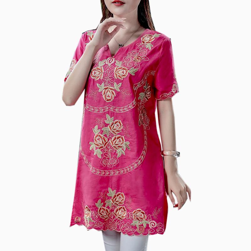 Summer Blouses and Plus Size Tops for Women 2020 Embroidery Flower Vintage Ladies Blouse XL~5XL A-line Loose Woman Tunic Tops, Sky blue
Summer Blouses and Plus Size Tops for Women 2020 Embroidery Flower Vintage Ladies Blouse XL~5XL A-line Loose Woman Tunic Tops, Sky blue