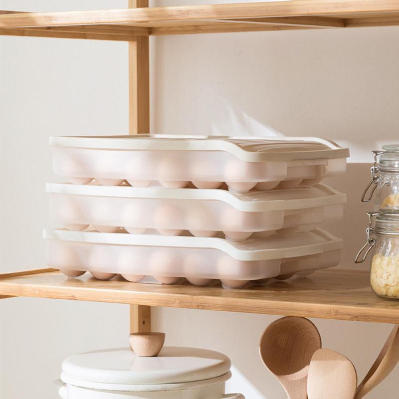 24 Grid Egg Box Organizer Kitchen Case Refrigerator Storage Tray with Lid Kitchen Egg Refrigerator Storage Rack
24 Grid Egg Box Organizer Kitchen Case Refrigerator Storage Tray with Lid Kitchen Egg Refrigerator Storage Rack