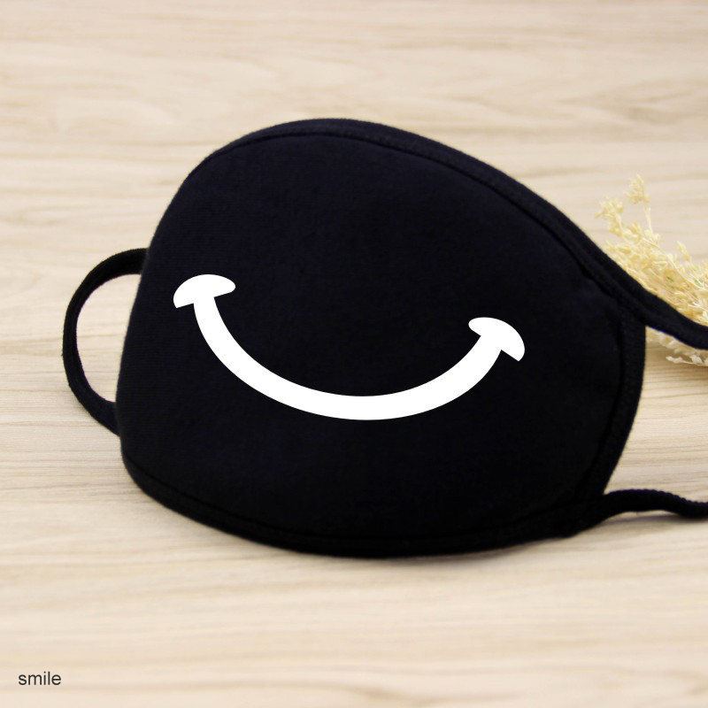 Festive Party Supplies Respirator Keep Warm Cotton Cute Bear Masks Anime Cartoon Lucky Bear Anti Dust Unisex Fashion Black1288697