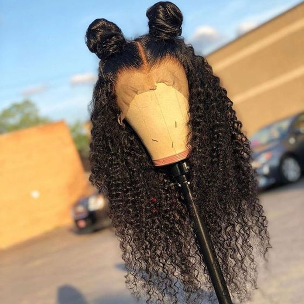 Kinky Curly Wig 360 Lace Frontal Wig Pre Plucked With Baby Hair Fake Scalp Invisible Undetectable HD Transparent Remy Human Wigs, Black
Kinky Curly Wig 360 Lace Frontal Wig Pre Plucked With Baby Hair Fake Scalp Invisible Undetectable HD Transparent Remy Human Wigs, Black