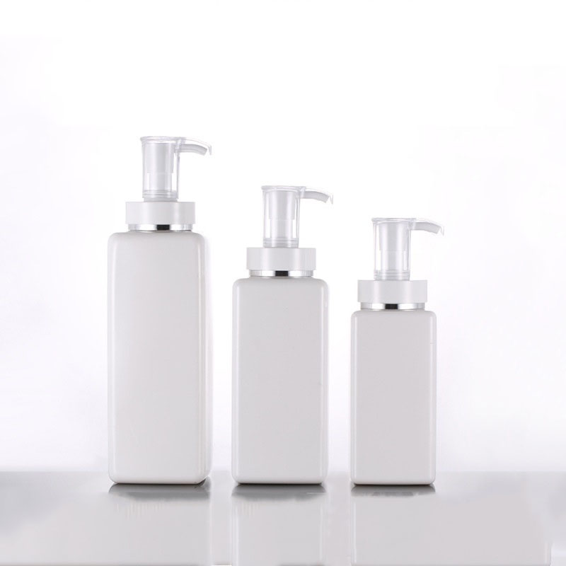 White PET Square Lotion Pump Bottles Alcohol Gel Disinfectant Shampoo Hand Sanitizer Bottle 100ml 200ml 300ml 500ml Cosmetic Sub-Packing Plastic Bottle
White PET Square Lotion Pump Bottles Alcohol Gel Disinfectant Shampoo Hand Sanitizer Bottle 100ml 200ml 300ml 500ml Cosmetic Sub-Packing Plastic Bottle