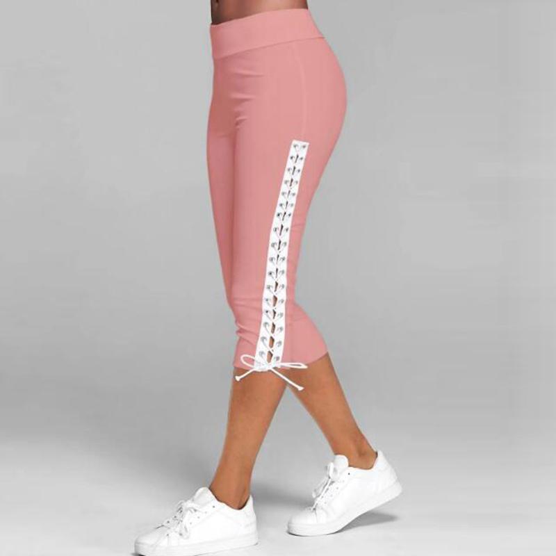 Women Fashion Trousers Pants Cropped High Waist Elastic Bandage Leggings Seamless Solid Gym Pants Fitness Plus Size Female #T2G, Black
Women Fashion Trousers Pants Cropped High Waist Elastic Bandage Leggings Seamless Solid Gym Pants Fitness Plus Size Female #T2G, Black