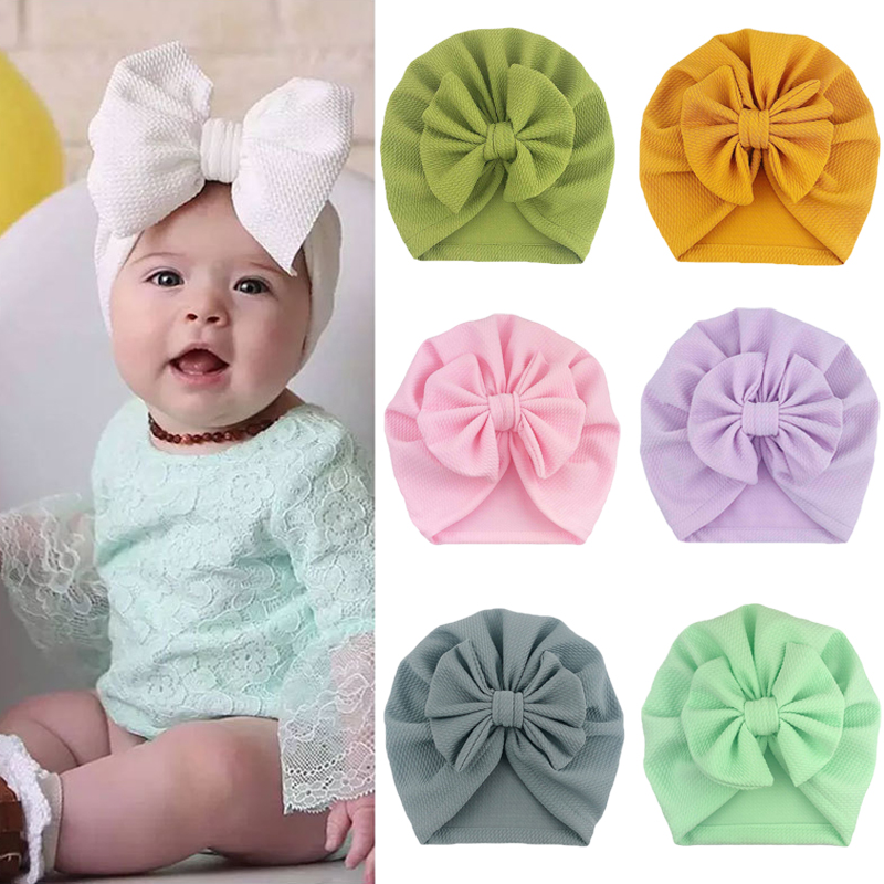16 Colors Cute Baby Turban Headband Hat Infant Beanie Solid Big Bowknot Cap for Girls Kids Hair Accessories Photography Props, My6048-13
16 Colors Cute Baby Turban Headband Hat Infant Beanie Solid Big Bowknot Cap for Girls Kids Hair Accessories Photography Props, My6048-13