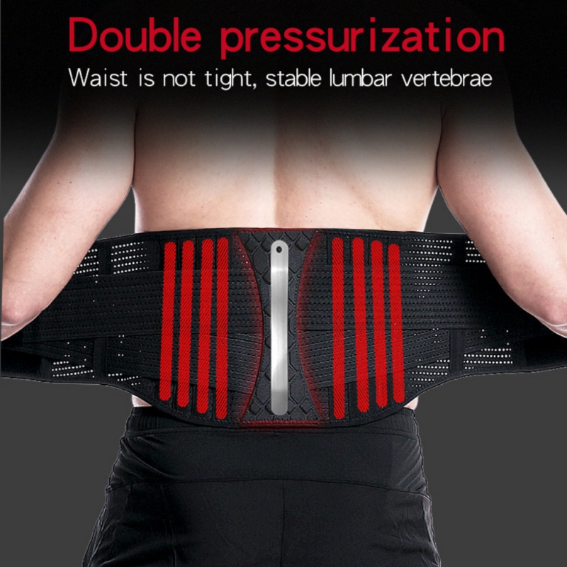 Waist Support Belt With Spine Steel Plate Support & Pressure Strip Adjustable Comfortable Waist Trimmer For Back Pain, Black
Waist Support Belt With Spine Steel Plate Support & Pressure Strip Adjustable Comfortable Waist Trimmer For Back Pain, Black