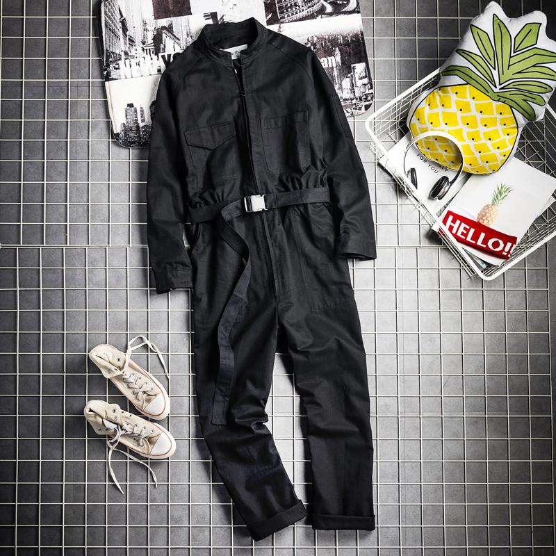 2019 new tide male England hiphop loose jumpsuit male hair stylist fashion simple tooling show jumpsuit singer costumes, Black
2019 new tide male England hiphop loose jumpsuit male hair stylist fashion simple tooling show jumpsuit singer costumes, Black