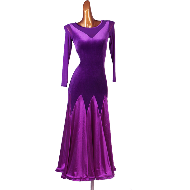 2020 ballroom dance competition dresses women standard dance dresses Velvet ballroom standard Latin dress, Purple
2020 ballroom dance competition dresses women standard dance dresses Velvet ballroom standard Latin dress, Purple