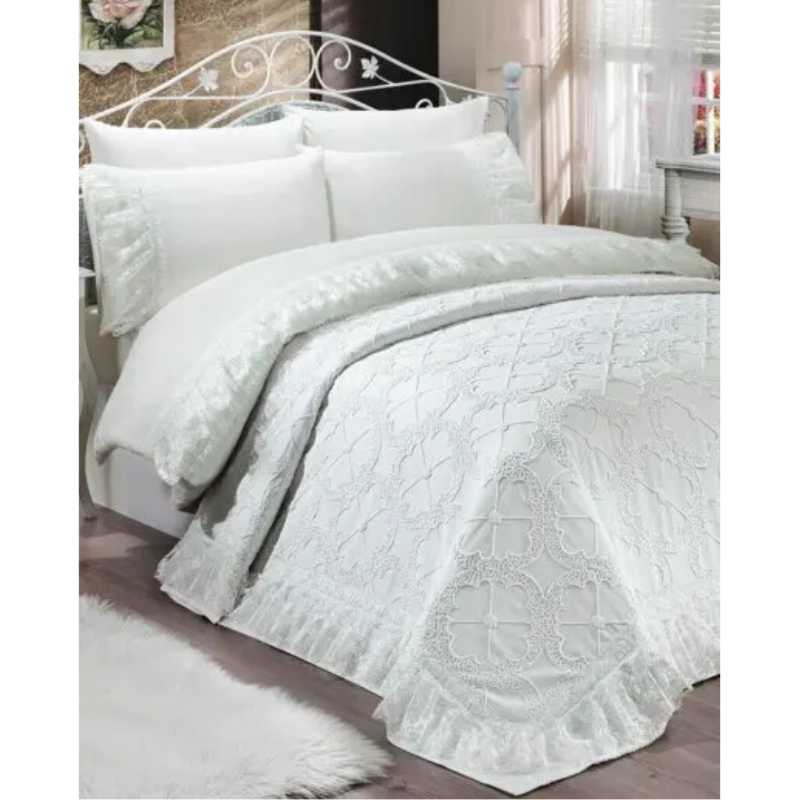 TURKEY TEXTILE DOUBLE SIZE LUXURY EMBROIDERED PIQUE DUVET COVER SET %100 COTTON FABRIC HOME DECORATION BEDROOM TEXTILE NESLISAH, As pic
TURKEY TEXTILE DOUBLE SIZE LUXURY EMBROIDERED PIQUE DUVET COVER SET %100 COTTON FABRIC HOME DECORATION BEDROOM TEXTILE NESLISAH, As pic