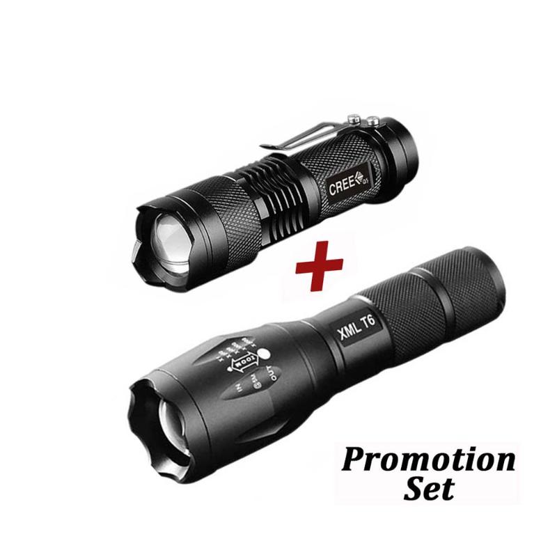 UltraFire Set Hot XM-LT6 Tactical LED + Q5 Mini Lanterna Zoom Waterproof Torch Luz Lantern 18650 Flashligh
UltraFire Set Hot XM-LT6 Tactical LED + Q5 Mini Lanterna Zoom Waterproof Torch Luz Lantern 18650 Flashligh