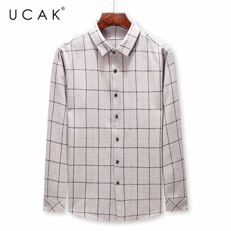 UCAK Brand Casual Long Sleeve Striped Shirts Men Clothing 2020 Streetwear Turn-down Collar Shirts Homme Autumn Clothes U6082, Green
UCAK Brand Casual Long Sleeve Striped Shirts Men Clothing 2020 Streetwear Turn-down Collar Shirts Homme Autumn Clothes U6082, Green