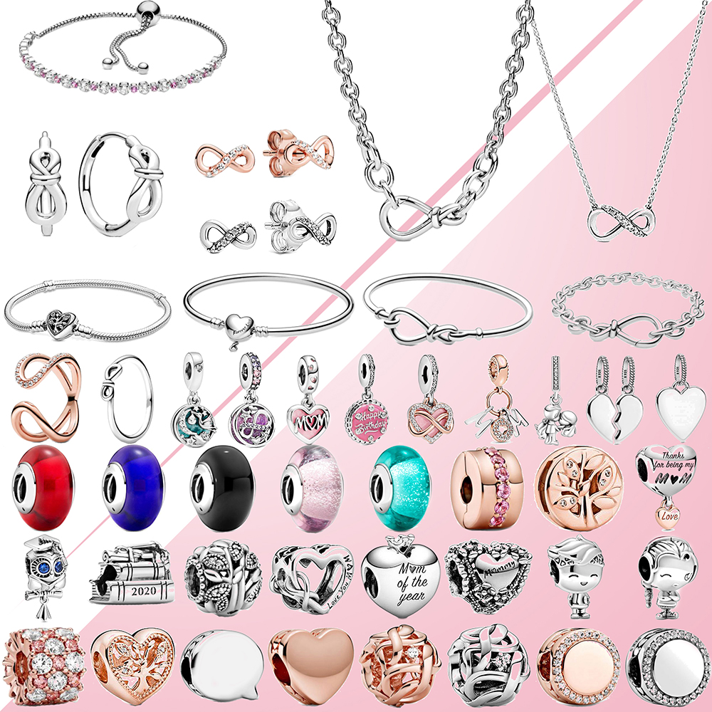 Fahmi 2020 Mother's Day Love Mum Infinity Heart Pendant Rose Clip Glass Charm Ring Bracelet Necklace Earring Women's Jewelry, Silver
Fahmi 2020 Mother's Day Love Mum Infinity Heart Pendant Rose Clip Glass Charm Ring Bracelet Necklace Earring Women's Jewelry, Silver