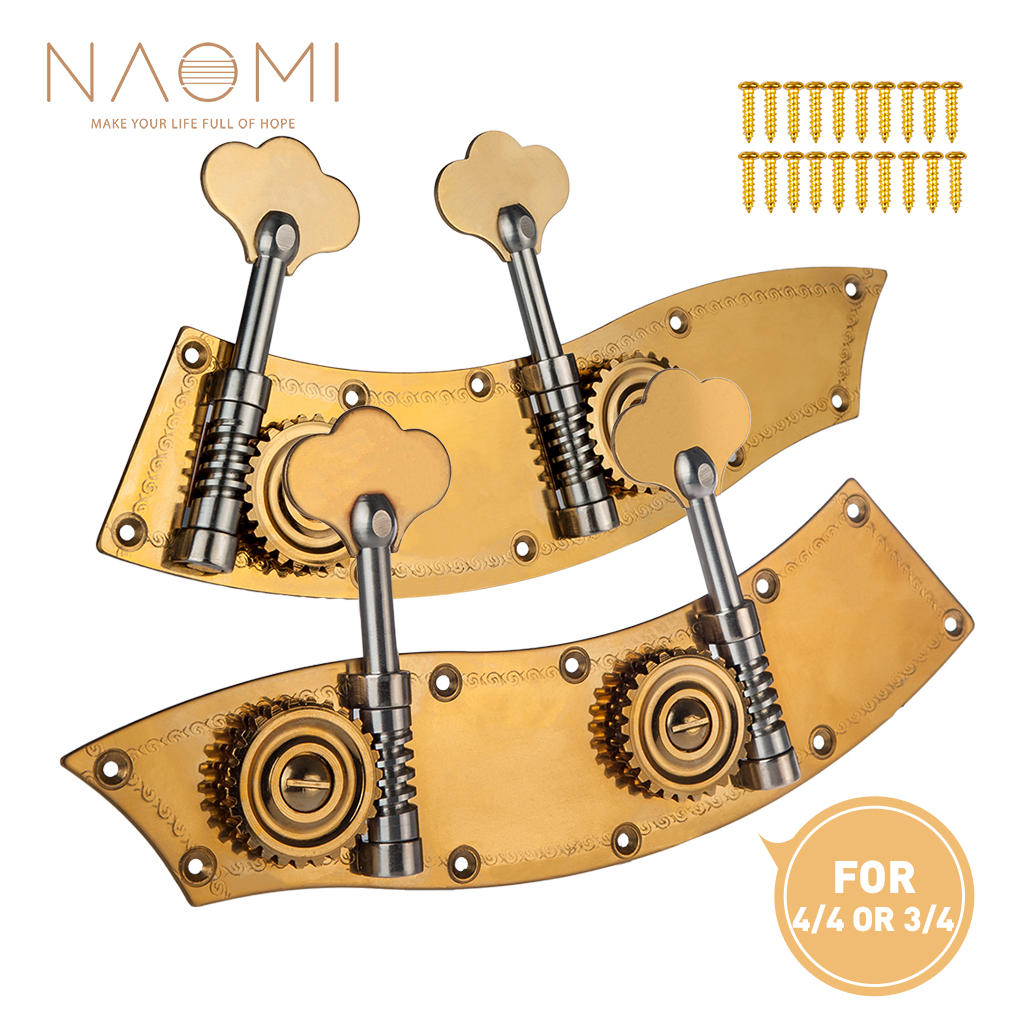 NAOMI 3/4 4/4 Upright Bass Dual Tuner Machine Bass Pegs 4/4 3/4 Double Bass Tuning Pegs Head Winder Pegs SET
NAOMI 3/4 4/4 Upright Bass Dual Tuner Machine Bass Pegs 4/4 3/4 Double Bass Tuning Pegs Head Winder Pegs SET