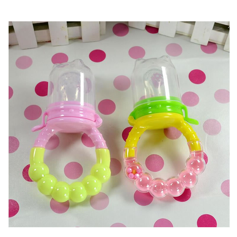 feeder Silicone pacifier Holders nipple bite bags Pacifiers fruits feeding baby mesh nipple bag of vegetables